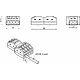 Соединитель электрический, клеммный, PCT-213, на две/шесть линий, проходной, быстрозажимной, GS - фото 2