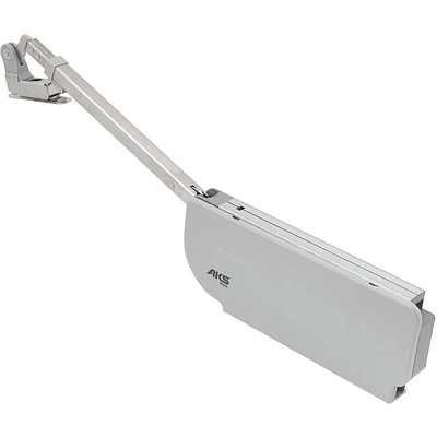 Подъемный механизм верхний C с доводчиком и фиксацией в любом положении на две двери AKS PLUS TITAN серый - фото 3