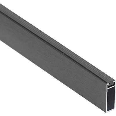 Штанга гардеробная прямоуг. FAME L-3000 с демпфером, графит браш AKS - фото 1