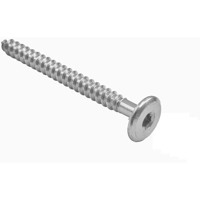 Шуруп для дерева 6,3*30 белый цинк (уп/ 1 тыс.шт) AKS - фото 2