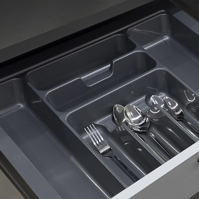 Лоток для столовых приборов 400 BASIC 315*485, серый AKS - фото 4