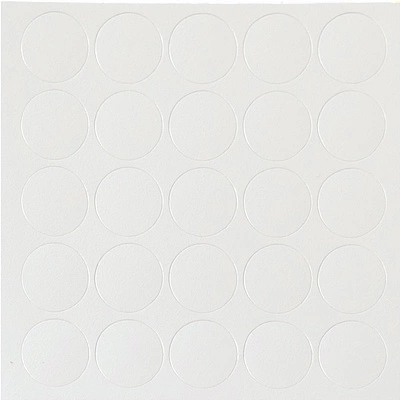 Заглушка самоприлипающая d40 белый (40320) AKS (лист-6шт.) - фото 1