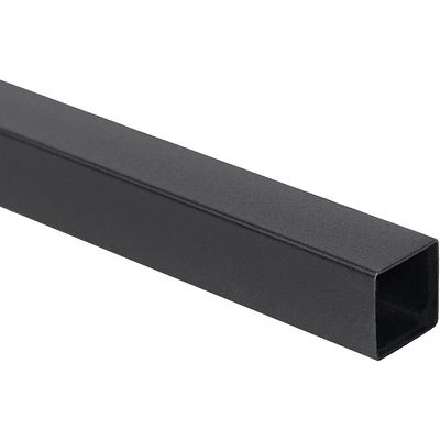 Труба квадр. L-3000 25*25 (1,4кг/1,0мм) QUADRO, черный AKS - фото 3