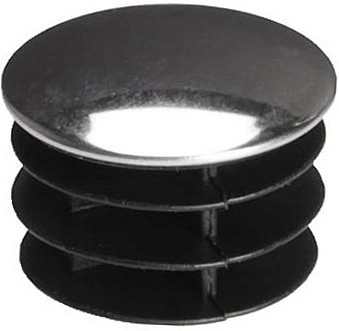 Заглушка внутр. трубы d25 (507А) 0,8мм, хром AKS - фото 1