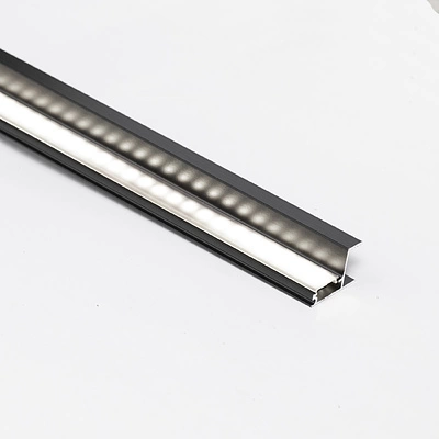 Профиль алюминиевый накладной/торцевой CAPELLA-3018B, с экраном, цвет черный, 2м (для 18 ДСП), AKS - фото 4