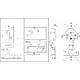 Петля полунакладная без пружины 48мм h2 сlip-on PRIME by AKS 3D черный никель (саморезы, заглушки) (упак. = 2 шт.) - фото 2