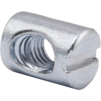 Гайка бочонок М6*10*13 симметричная белый цинк (уп/10шт) AKS - фото 1