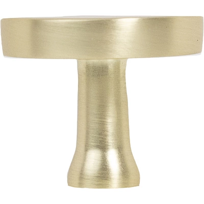 Ручка меб. кнопка мет. UNITY, брашированное золото, AKS - фото 3