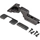 Петля внутренняя с доводчиком 45мм h0 clip-on AKS PLUS 3D узкая черная (саморезы, заглушки) - фото 3