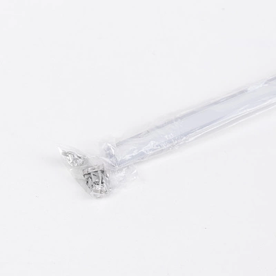 Профиль алюминиевый врезной LIRA-1707 с экраном, цвет алюминий, 2м, AKS (в комплекте 4 заглушки и 4 крепления) - фото 5