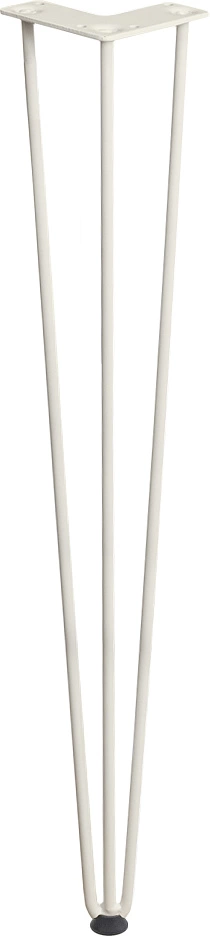 Опора меб. FLASH h715, слоновая кость AKS - фото 1