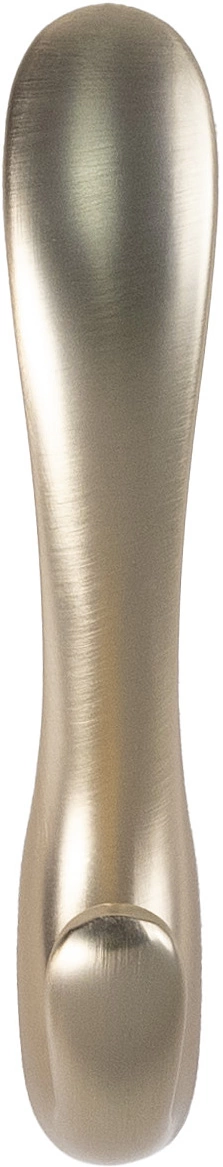 Крючок меб. двухрожковый мет. ROMA брашированное золото AKS - фото 3