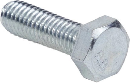 Болт с шестигранной головкой М6*20 полн. резьба, цинк (1кг=168шт) - фото 1