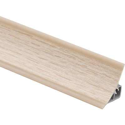 Плинтус ПВХ к столешнику LР дуб молочный (120) EL-MECH-PLAST (1шт=3м.п.) - фото 3