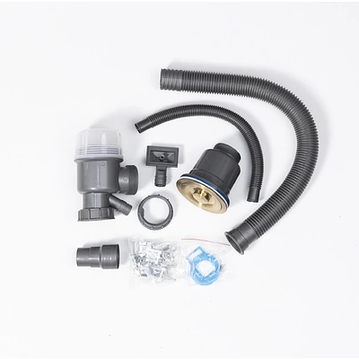 Мойка н/сталь, прямоугольная одночашевая, со смесителем, 750*450мм, соты золото, PVD, врезная на/вровень столешнице, AKS (3,2мм) - фото 7