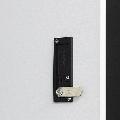 Замок для распашной двери кодовый электронный 601 AKS с ключом - фото 4