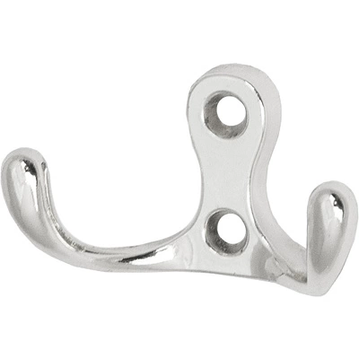 Крючок меб. двухрожковый мет. WP19 хром GRIDLI - фото 3