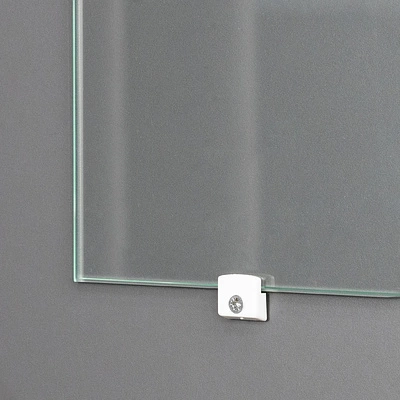 Стеклозажим пластик. белый (1 уп. = 10 шт.) AKS - фото 3