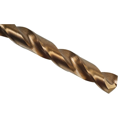 Сверло по металлу цилиндрический хвостовик 10.0х133 мм, сталь Р6М5К5 Кобальт Hanskonner - фото 1