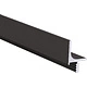 Ручка-профиль алюм. врезная для верхней базы 4м, анодированный черный AKS - фото 1