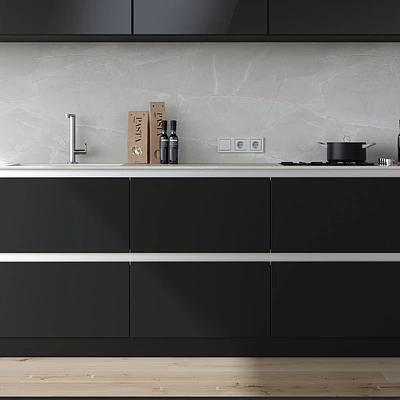 Профиль алюм. GOLA L-образный, 5.5м, черный 3 AKS - фото 5