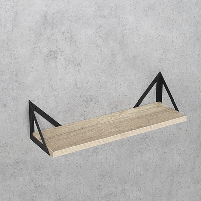 Полкодержатель мет. RISE 130*130*130*1.5 черный AKS - фото 5