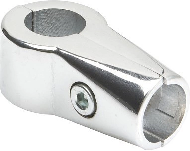 Соединитель 2-х труб d25 (560) простой, вакуумное хромирование AKS - фото 1