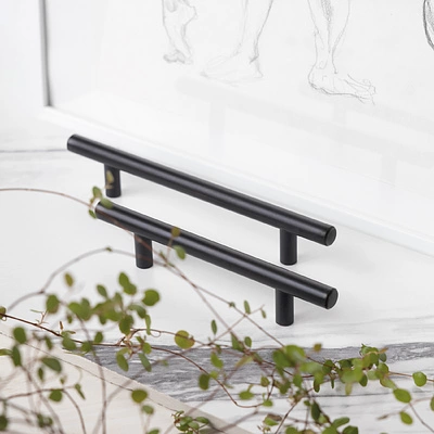 Ручка меб. релинговая 192/242 сталь черный матовый AKS - фото 6