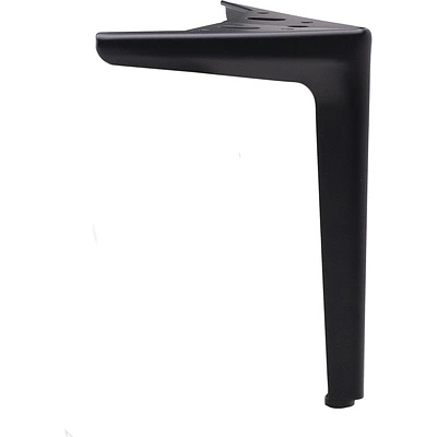 Опора меб. мет. WINDSOR h180 угловая черный AKS - фото 3