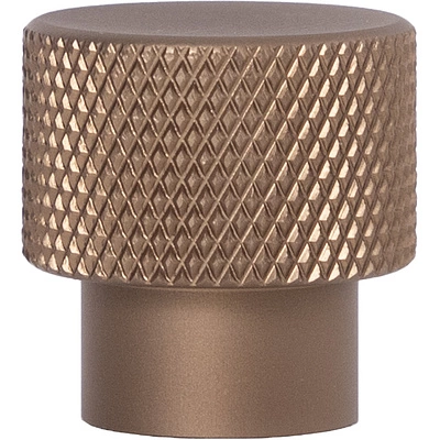 Ручка меб. кнопка мет. FLUID капучино, AKS - фото 4