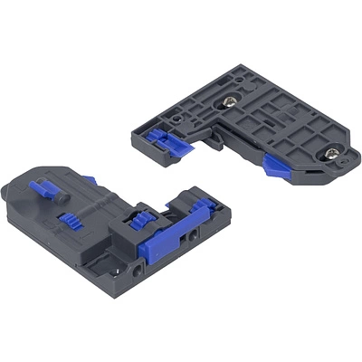 Направляющая скрытого монтажа L-550 с доводчиком ДСП до19mm с замками PRIME by AKS 3D полное выдвижение - фото 4