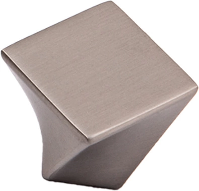 Ручка меб. кнопка мет. TECHNO инокс, AKS - фото 1