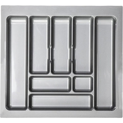 Лоток для столовых приборов 600 COMFORT (535*490), металлик РП - фото 1