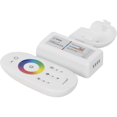 Контроллер для светодиодной ленты RGB, с пультом, 12/24V, 216W/432W, AKS - фото 1