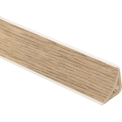 Плинтус ПВХ для столешницы дуб вотан узкий (S 017) AKS (1шт=3м.п.) - фото 1