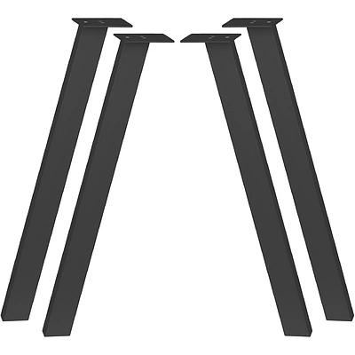 Опора меб. LINK h710, черный AKS (1 компл. = 4 шт.) - фото 1