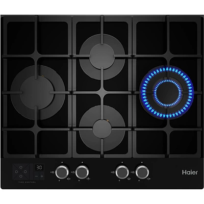 Газовая варочная панель Haier HHX-G64CWSB - фото 1