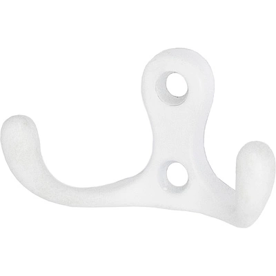 Крючок меб. двухрожковый мет. WP19 белый матовый GRIDLI - фото 1