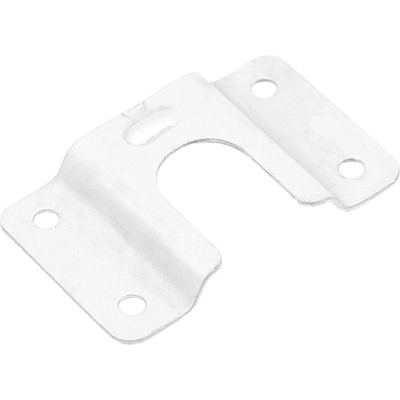 Держатель трубы овальной (плоский), белый - фото 1