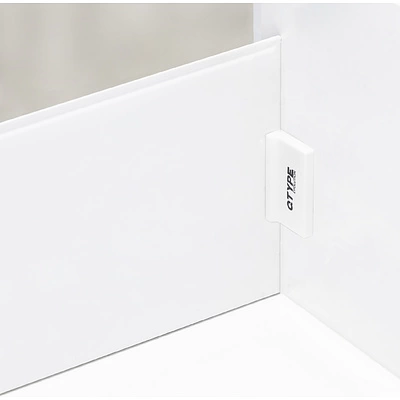 Комплект ультратонких боковин Qtype Evolution L-500 H=148 белый ДСП16мм - фото 3