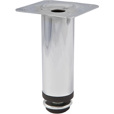 Опора меб. мет. D-100 h100 d30 с регул. хром AKS - фото 1