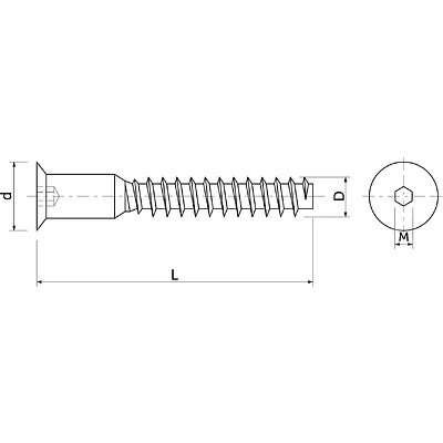Шуруп-конфирмат 7,0*50 (уп/100шт) AKS - фото 3