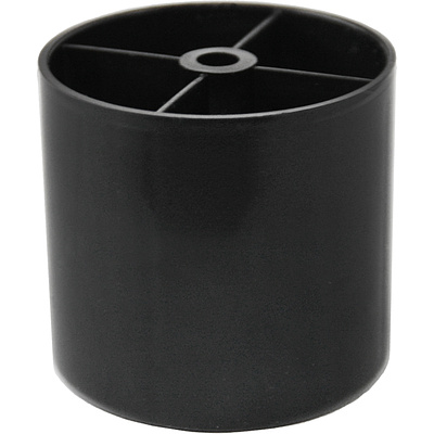 Опора меб. пласт. d40 h20 чёрный РП - фото 1