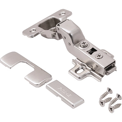 Петля внутренняя с доводчиком 45мм h0 clip-on PRIME by AKS (саморезы, заглушки) (упак. = 2 шт.) - фото 4