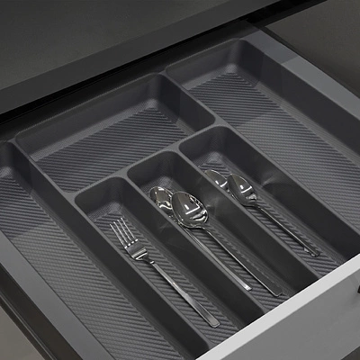 Лоток для столовых приборов 600 PIXEL 540*485, графит AKS - фото 4