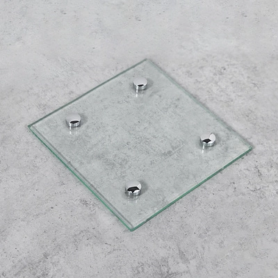 Крепление зеркала мет. AJ04АL 22мм хром (1 компл. = 4 шт.) AKS - фото 3