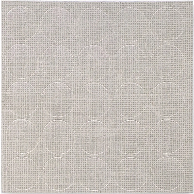 Заглушка самоприлипающая к эксцентрику лен бежевый (20133) FOLMAG (лист-28шт.) - фото 3