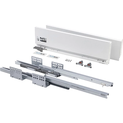 Система ящиков Slimbox L-350 H=128 с доводчиком ДСП16мм белый - фото 3