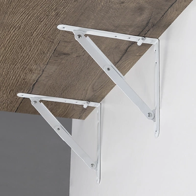 Полкодержатель складной Модель 3, 300 белый AKS - фото 3