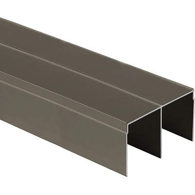 Профиль алюминиевый SENATOR шампань направляющая верхн. L-6000 мм АЛЮТЕХ - фото 1